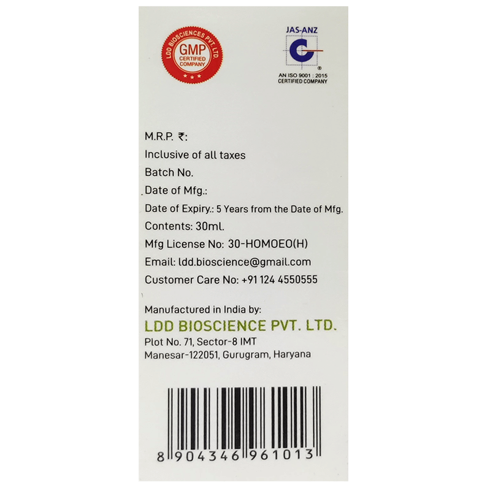 LDD Bioscience Tox Rid Drop bottle of 30 ml Drop