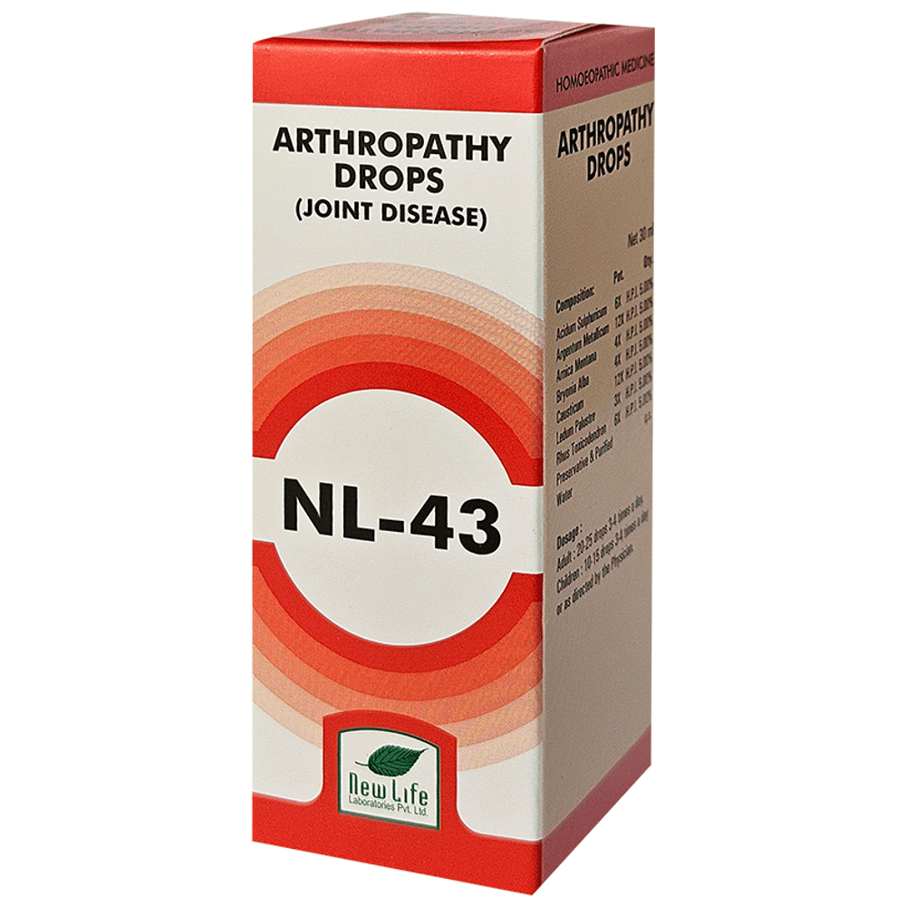 Dr Boricke NL 43 Arthropathy Drop bottle of 30 ml Oral Drops