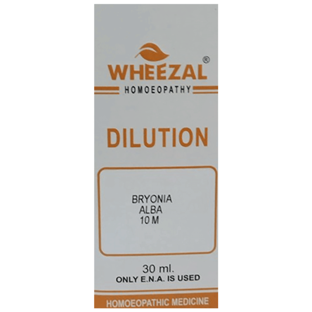 Wheezal Bryonia Alba Dilution 10M bottle of 30 ml Dilution