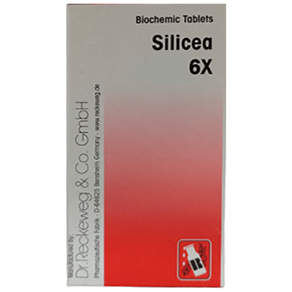 Dr Reckeweg &Co.gmbH Silicea (20gm Each) Biochemic Tablet 6X bottle of 1 Biochemic Tablet