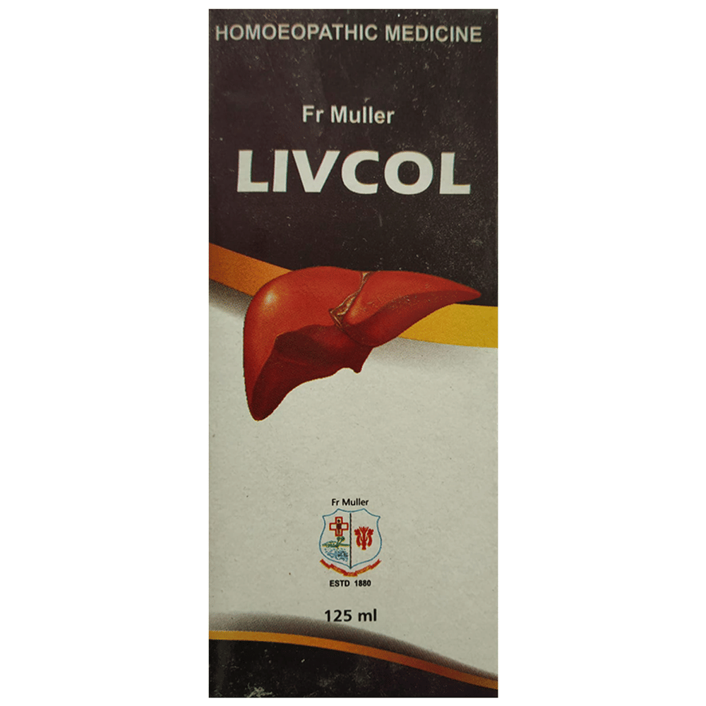 Fr Muller Livcol bottle of 125 ml Syrup