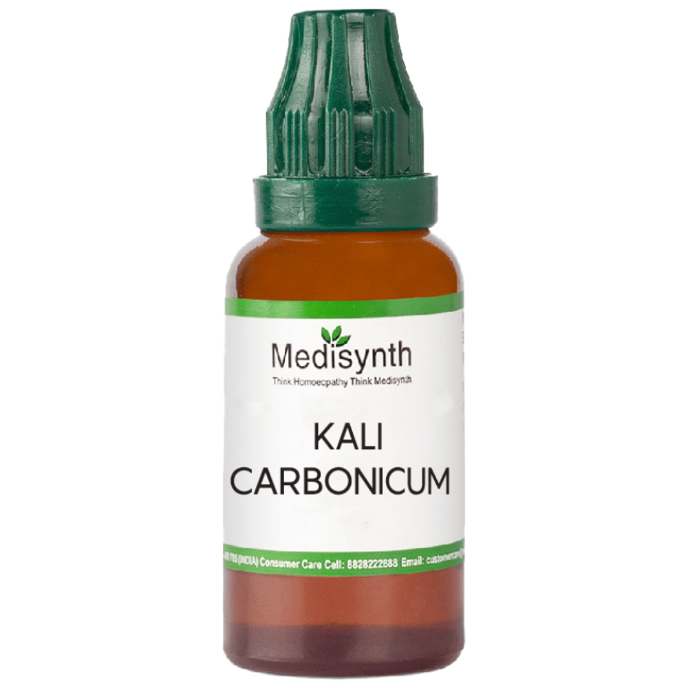 Medisynth Kali Carbonicum Dilution 200 bottle of 30 ml Dilution