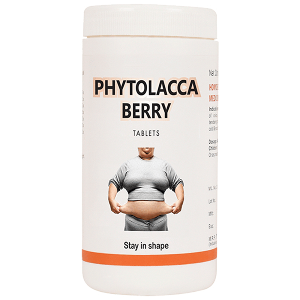 Bakson's Homeopathy Phytolacca Berry Tablet bottle of 200 tablets