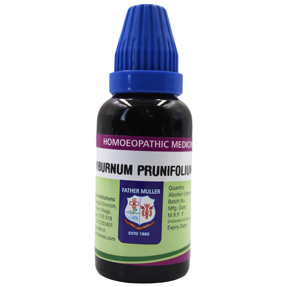 Father Muller Viburnum Prunifolium Drop Q bottle of 30 ml Oral Drops