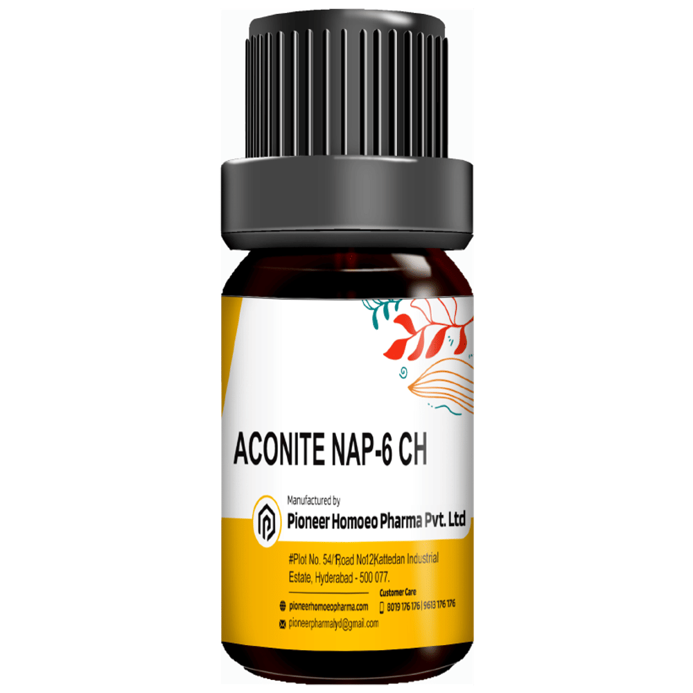 Pioneer Pharma Aconite Nap Globules Pellets Multidose Pills 6 CH bottle of 150 tablets