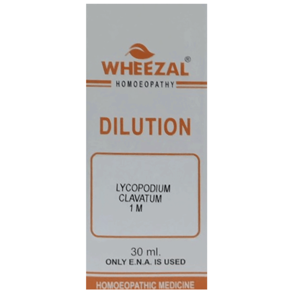 Wheezal Lycopodium C. Dilution 1M bottle of 30 ml Dilution