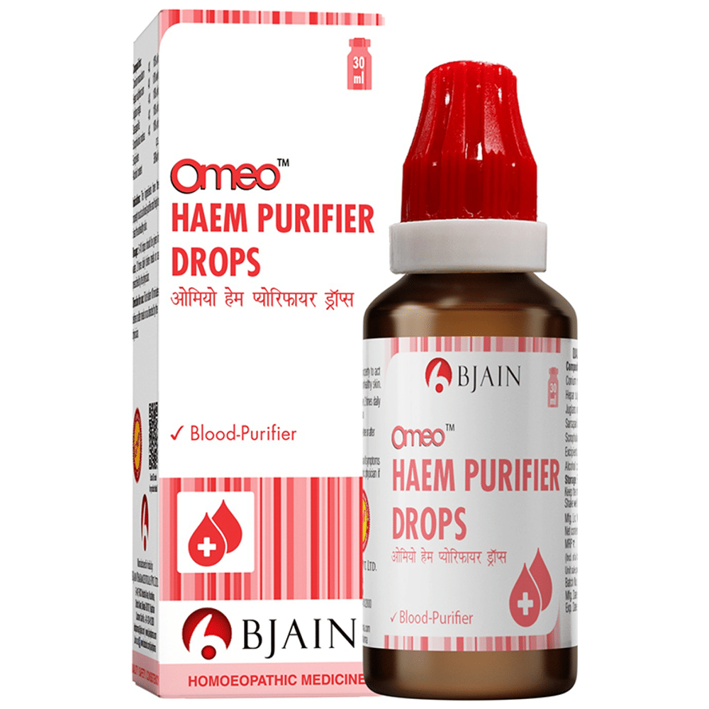 Bjain Omeo Haem Purifier Drop bottle of 30 ml Drop