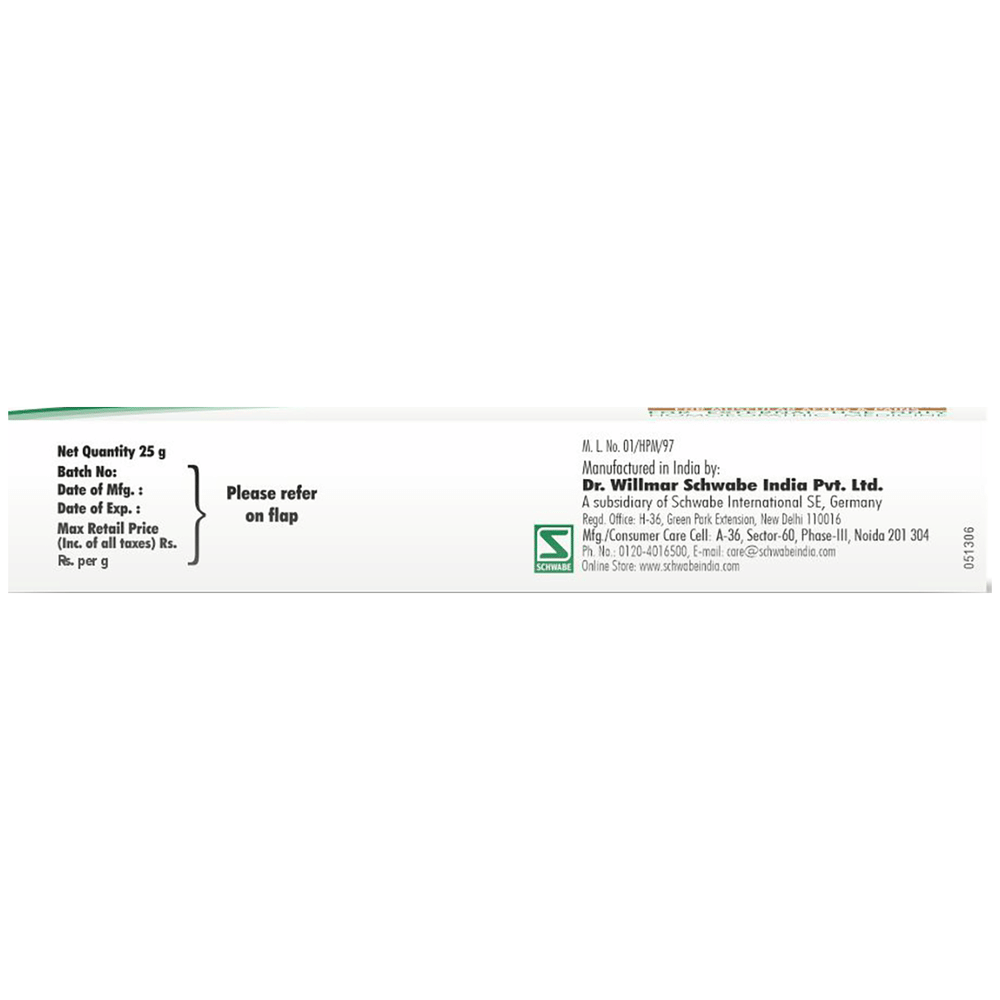 Dr Willmar Schwabe India Topi Arnica Cream tube of 25 gm Cream