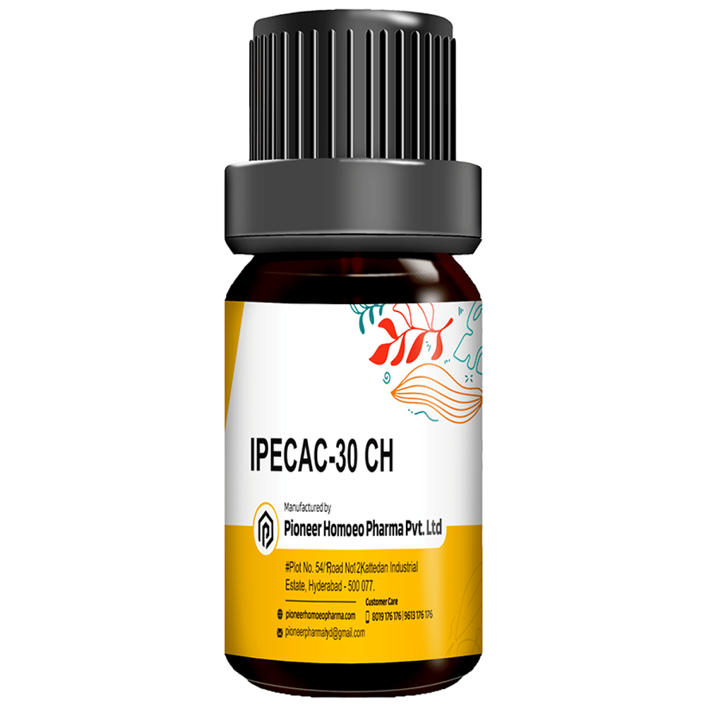 Pioneer Pharma Ipecac Globules Pellets Multidose Pills Tablet 30 CH bottle of 150 tablets