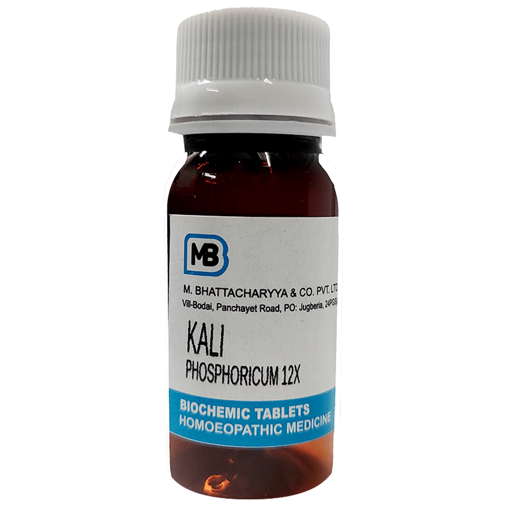 MB Kali Phosphoricum Tablet 12X bottle of 25 gm Tablet MB Kali Phosphoricum Tablet 12X bottle of 25 gm Tablet