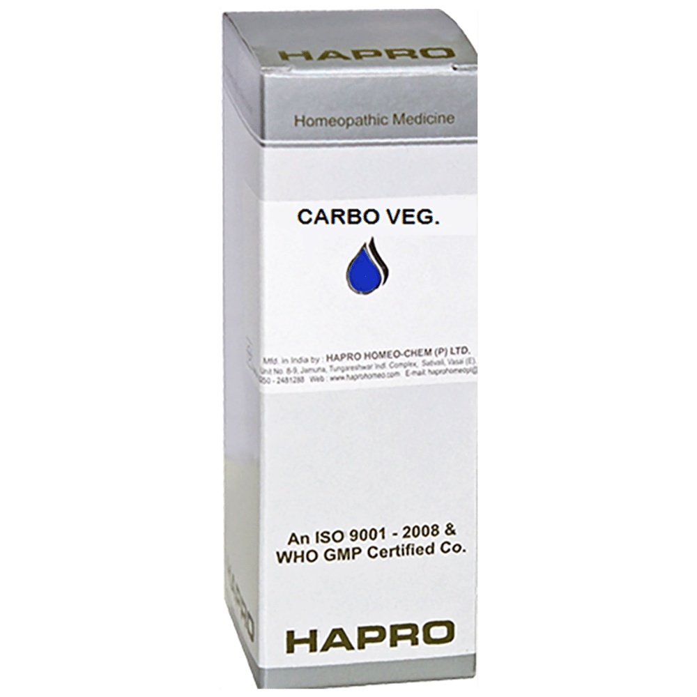 Hapro Carbo Veg. Dilution 200 bottle of 30 ml Dilution