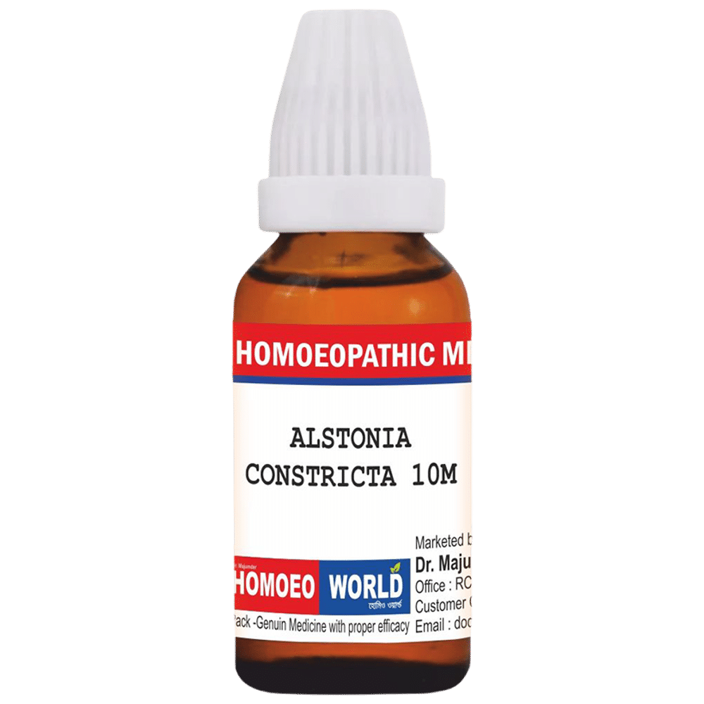 Dr. Majumder Homeo World Alstonia Constricta Dilution (30ml Each) 10M combo pack of 3 bottles