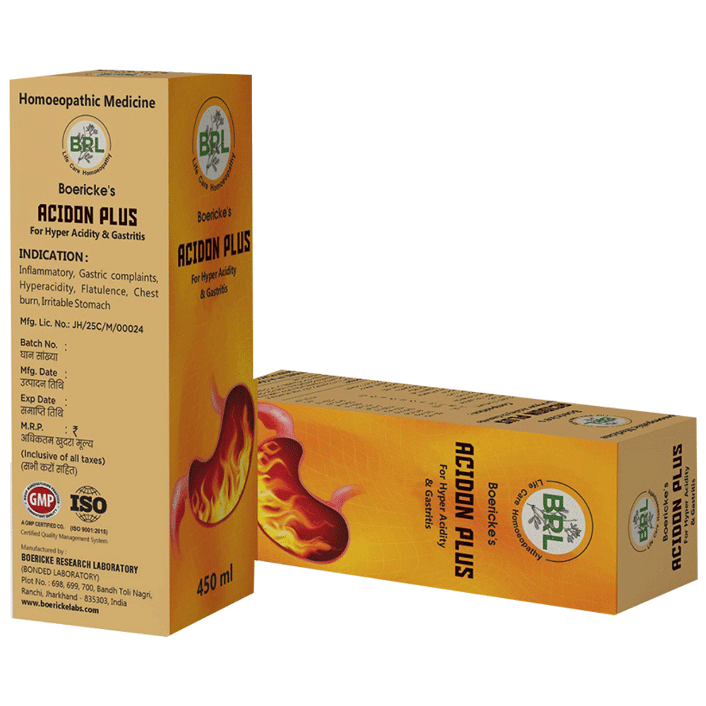 BRL Acidon Plus Syrup bottle of 450 ml Syrup BRL Acidon Plus Syrup bottle of 450 ml Syrup