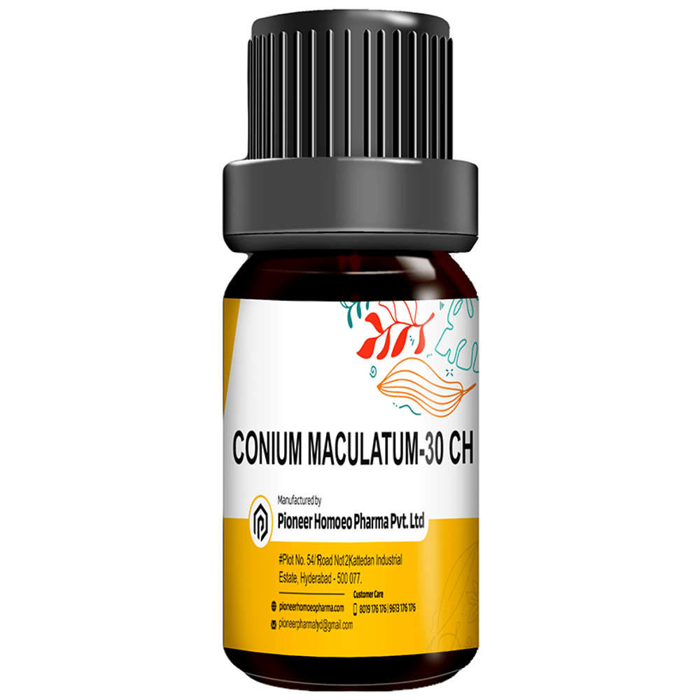 Pioneer Pharma Conium Maculatum Globules Pellets Multidose Pills 30 CH bottle of 150 tablets