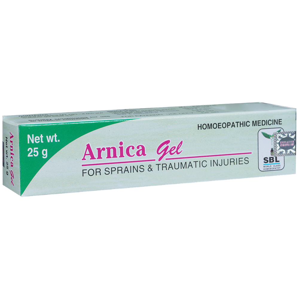 SBL Arnica Gel tube of 25 gm Gel SBL Arnica Gel tube of 25 gm Gel
