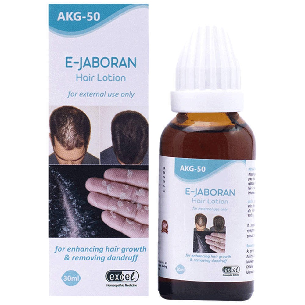 Excel AKG 50 E-Jaboran Hair Lotion bottle of 30 ml Lotion