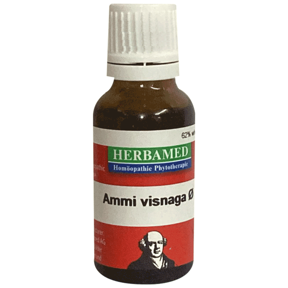Herbamed Ammi Visnaga Mother Tincture Q bottle of 20 ml Mother Tincture