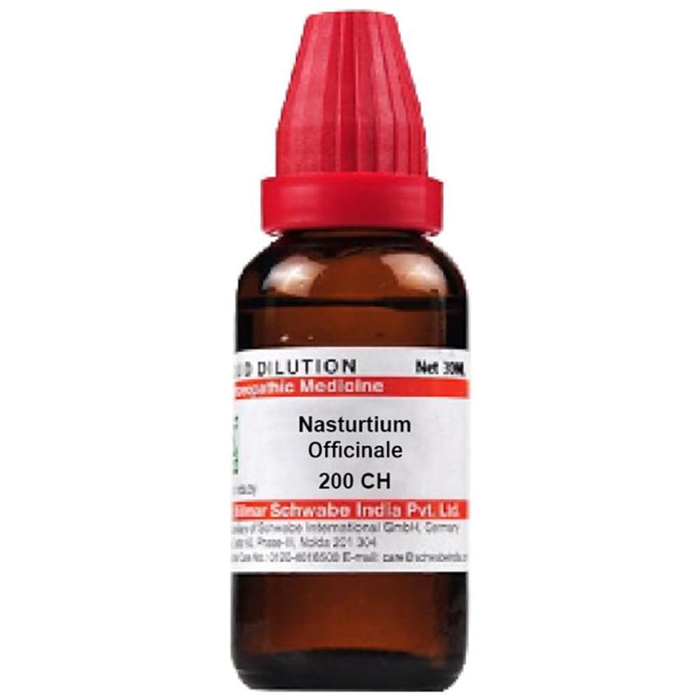 Dr Willmar Schwabe India Nasturtium Officinale Dilution 200 CH bottle of 30 ml Dilution