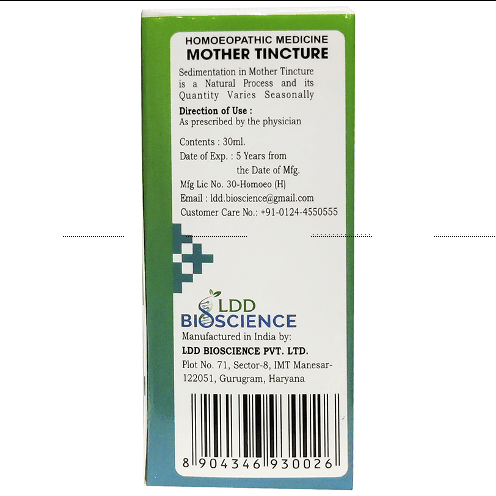 LDD Bioscience Senecio Aureus Mother Tincture Q bottle of 30 ml Mother Tincture