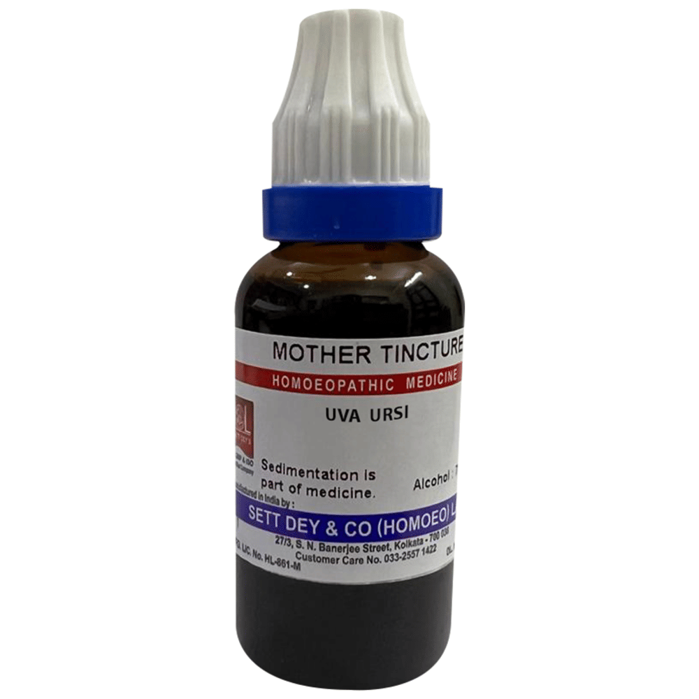 Sett Dey Uva Ursi Mother Tincture bottle of 30 ml Mother Tincture