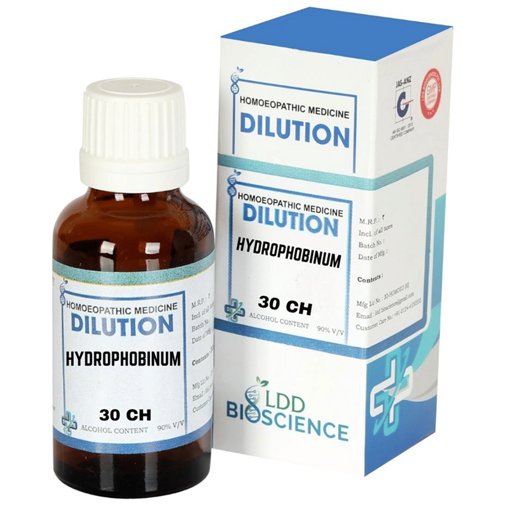 LDD Bioscience Hydrophobinum Dilution 30 CH bottle of 30 ml Dilution