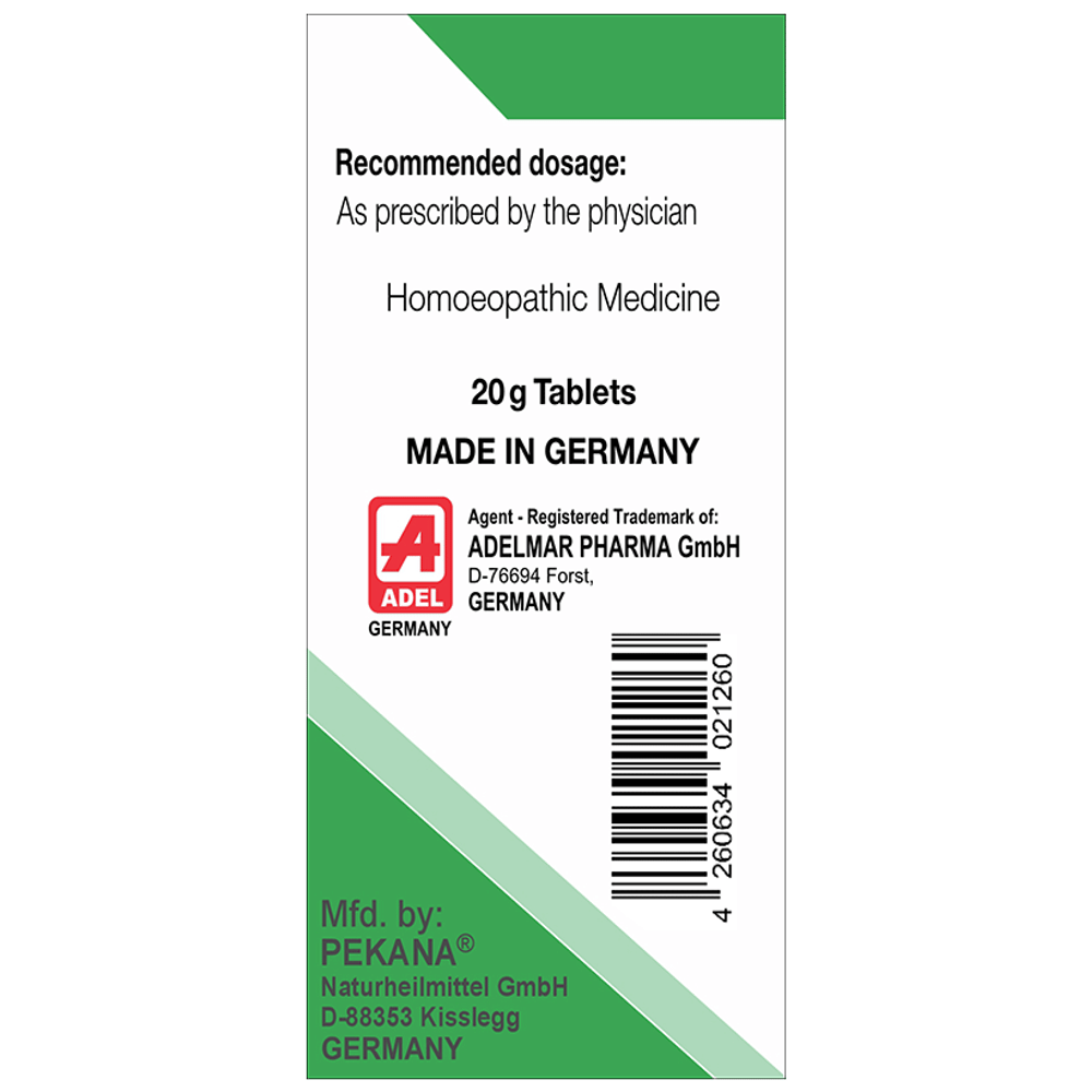 ADEL Cholesterinum Trituration Tablet 6X bottle of 20 gm Trituration Tablet ADEL Cholesterinum Trituration Tablet 6X bottle of 20 gm Trituration Tablet