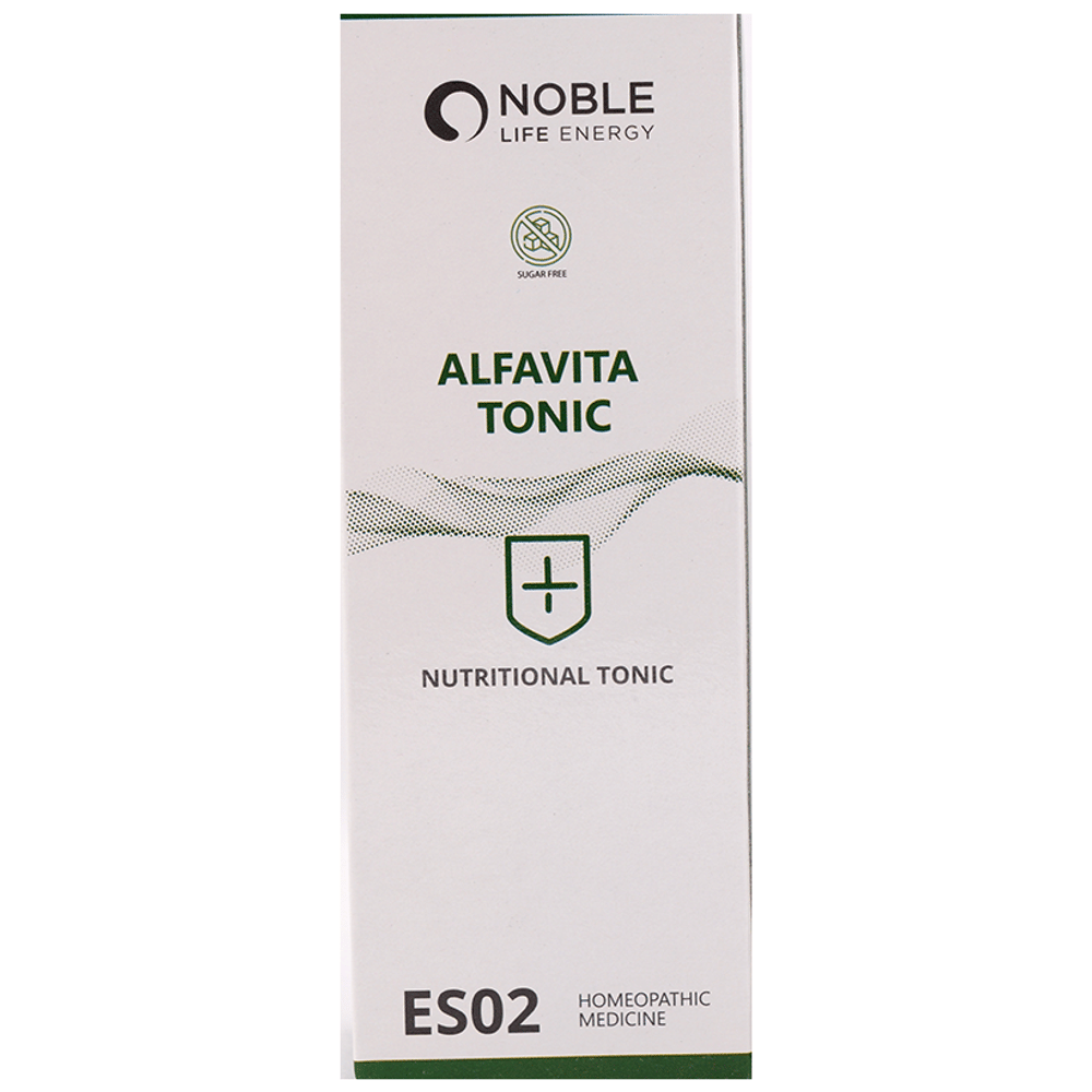 Noble Life Energy  ES02 Alfavita Tonic Sugar Free bottle of 200 ml Tonic
