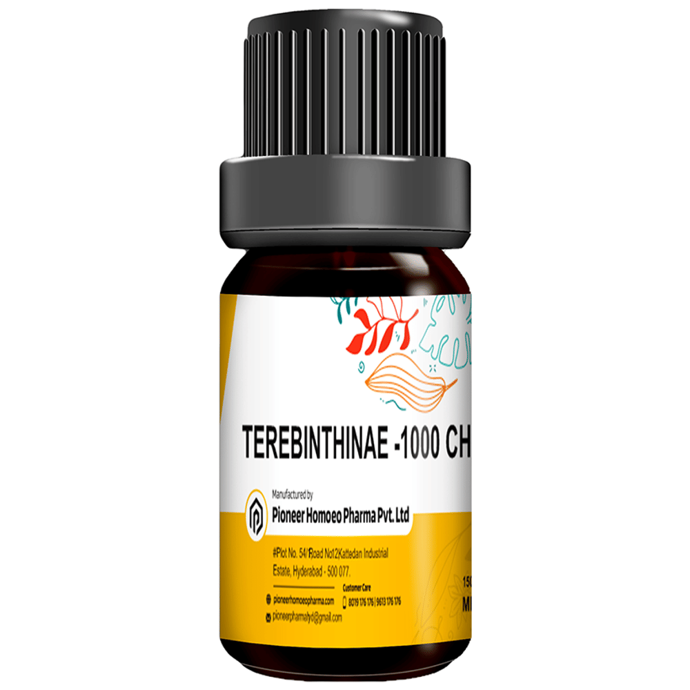 Pioneer Pharma Terebinthinae Ole Globules Pellets Multidose Pills 1000 CH bottle of 150 tablets