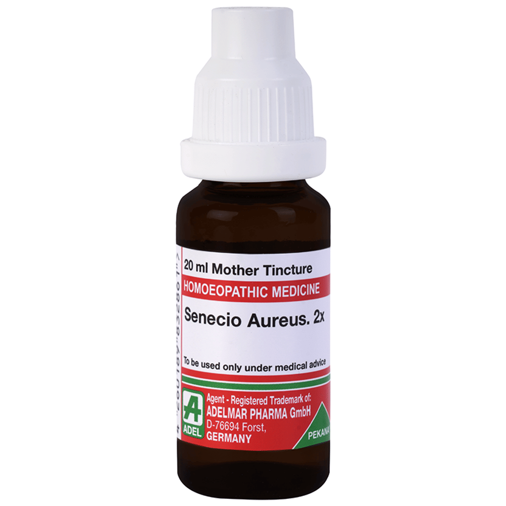 ADEL Senecio Aureus Mother Tincture 2X bottle of 20 ml Mother Tincture