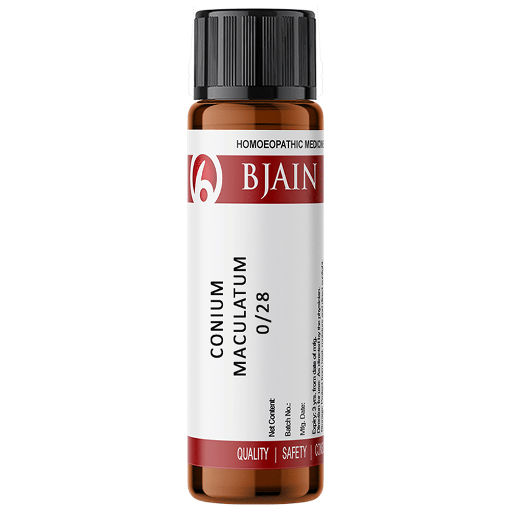 Bjain Conium Maculatum Globules 0/28 LM bottle of 6 gm Globules