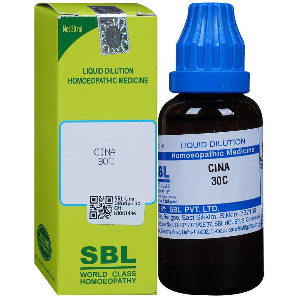 SBL Cina Dilution 30 CH bottle of 30 ml Dilution