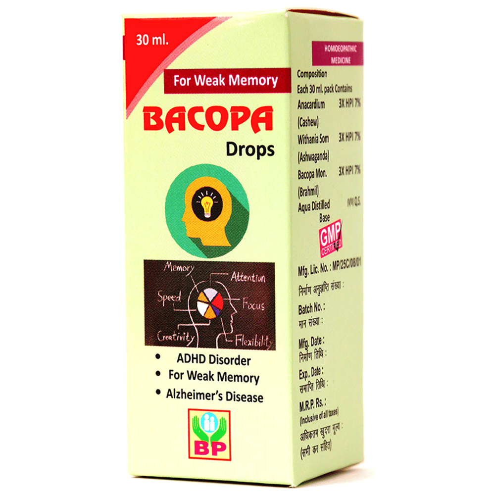 Biohome Bacopa Drop bottle of 30 ml Drop Biohome Bacopa Drop bottle of 30 ml Drop