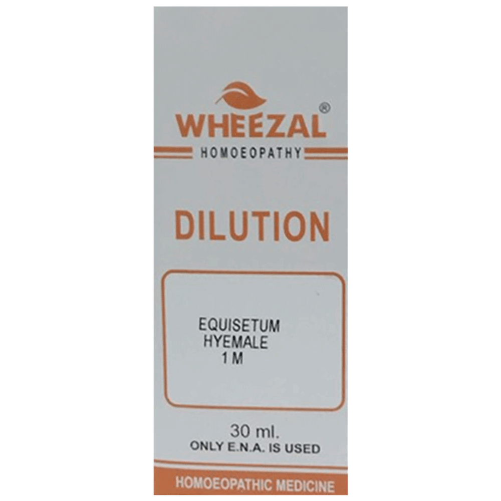 Wheezal Equisteum Hyemale Dilution 1M bottle of 30 ml Dilution