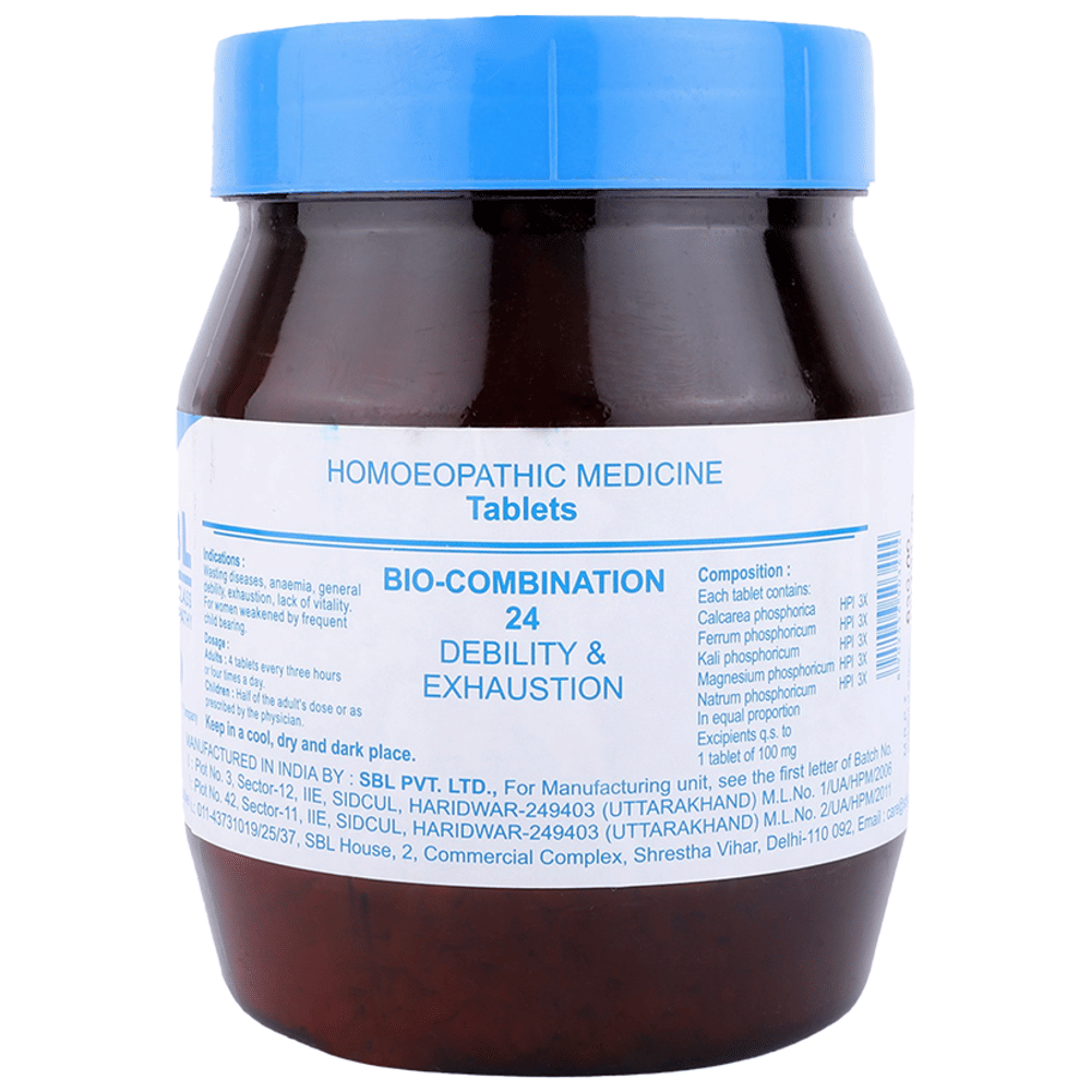 SBL Bio-Combination 24 Tablet bottle of 450 gm Biocombination Tablet