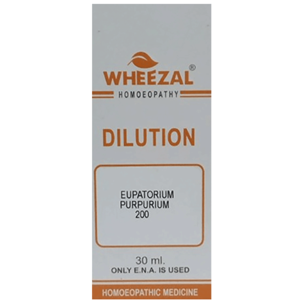 Wheezal Eupatorium Purpurium Dilution 200 bottle of 30 ml Dilution