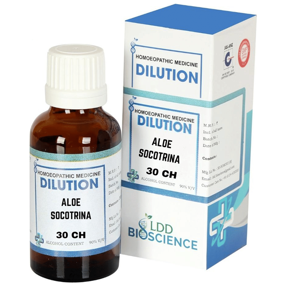 LDD Bioscience Aloe Socotrina Dilution 30 CH bottle of 30 ml Dilution