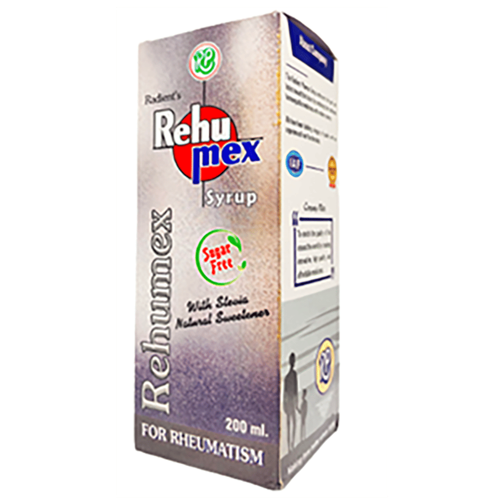 Radient Rehumex Syrup Sugar Free bottle of 200 ml Syrup