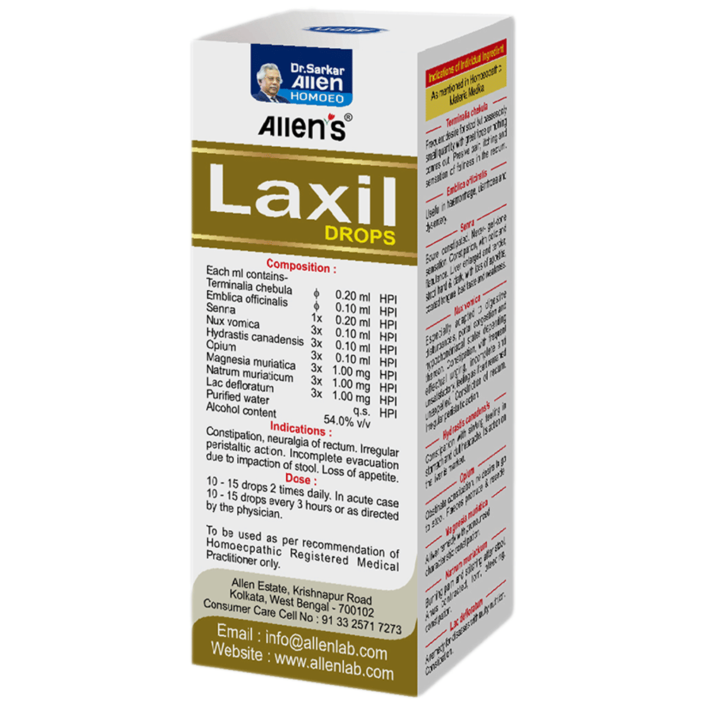 Allen's Laxil Drop (30ml Each) combo pack of 2 bottles Allen's Laxil Drop (30ml Each) combo pack of 2 bottles