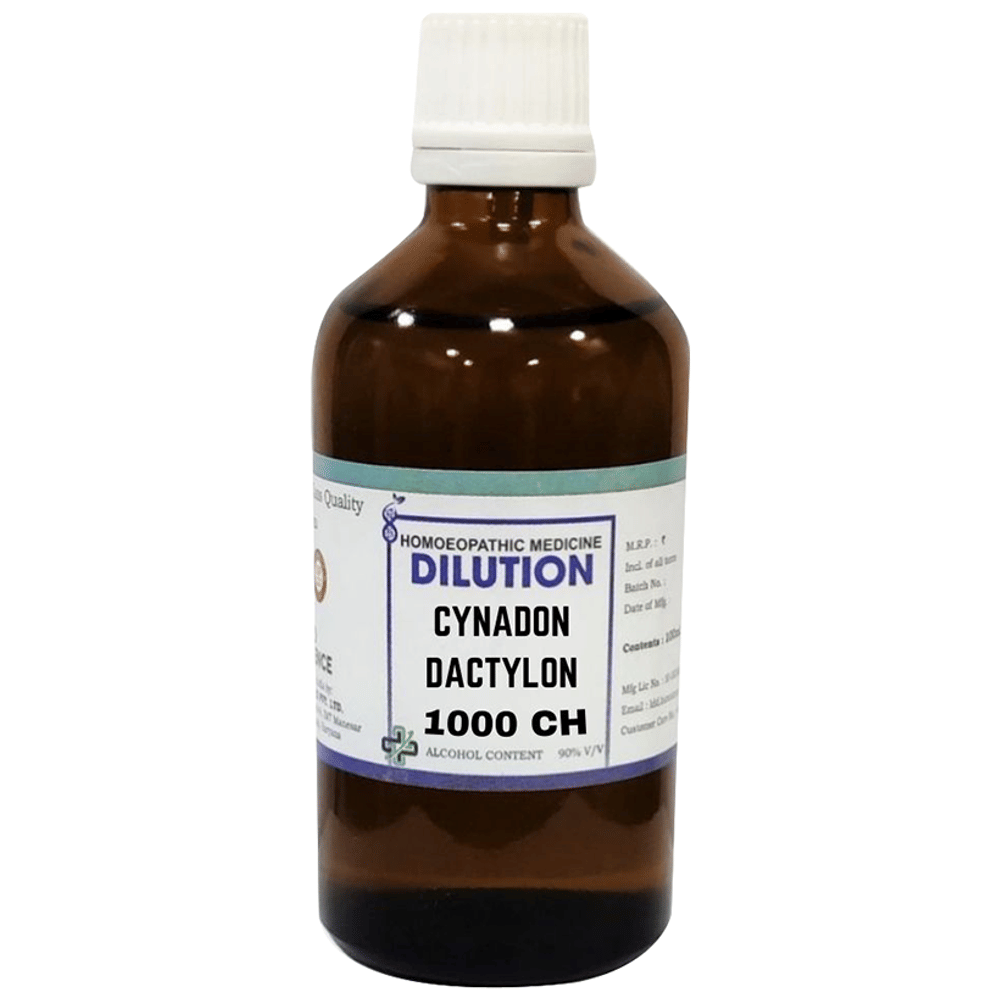 LDD Bioscience Cynadon Dactylon Dilution 1000 CH bottle of 100 ml Dilution