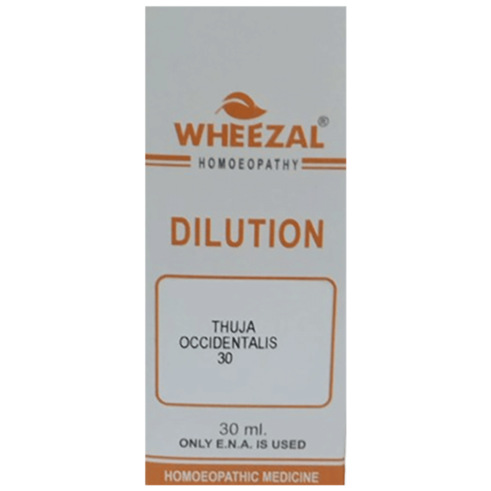 Wheezal Thuja Occidentalis Dilution 30 bottle of 30 ml Dilution