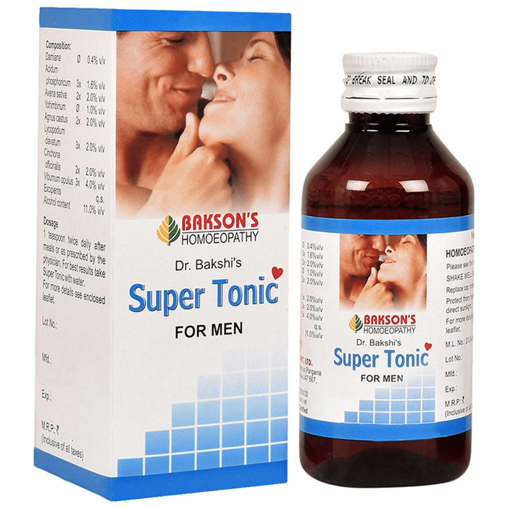 Bakson's Homeopathy Super Tonic bottle of 115 ml Tonic
