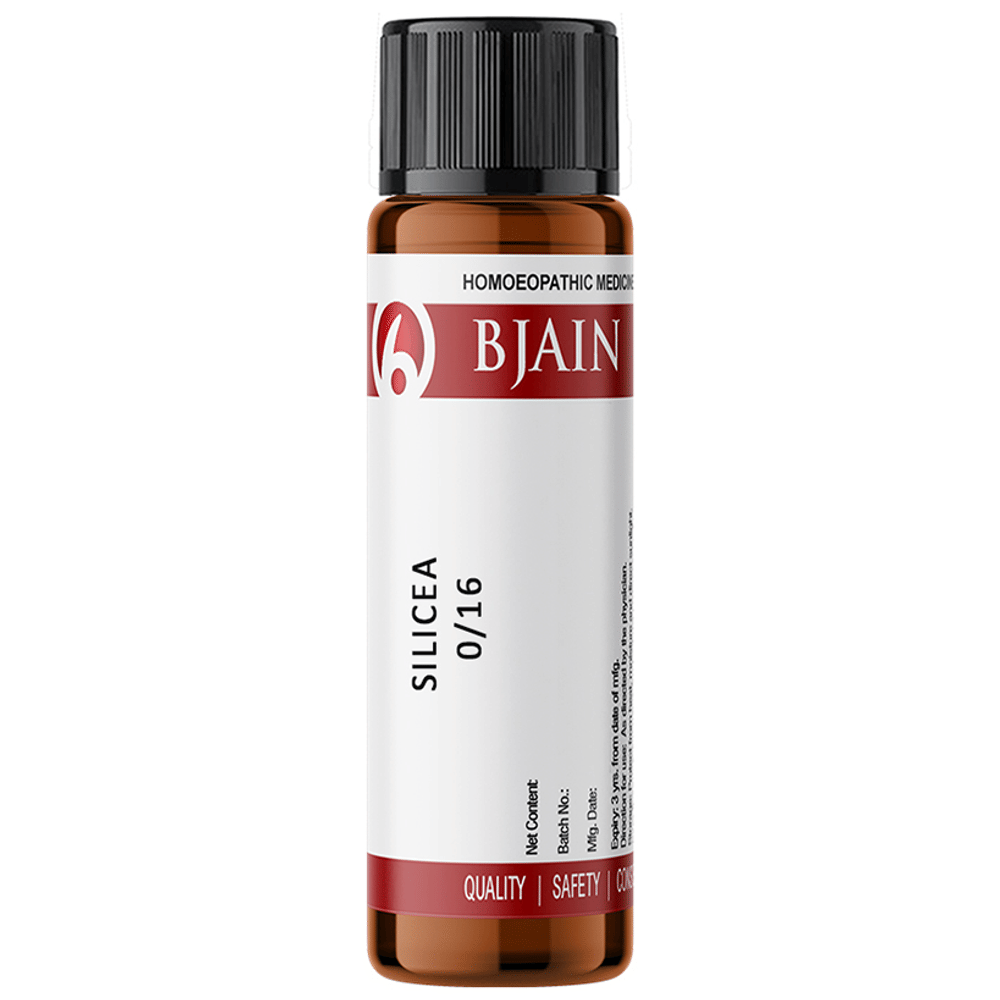 Bjain Silicea Globules 0/16 LM bottle of 6 gm Globules
