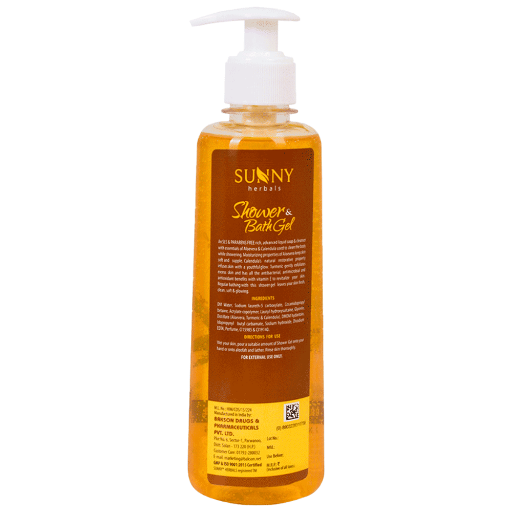 Sunny Herbals Shower & Bath Gel bottle of 270 ml Gel