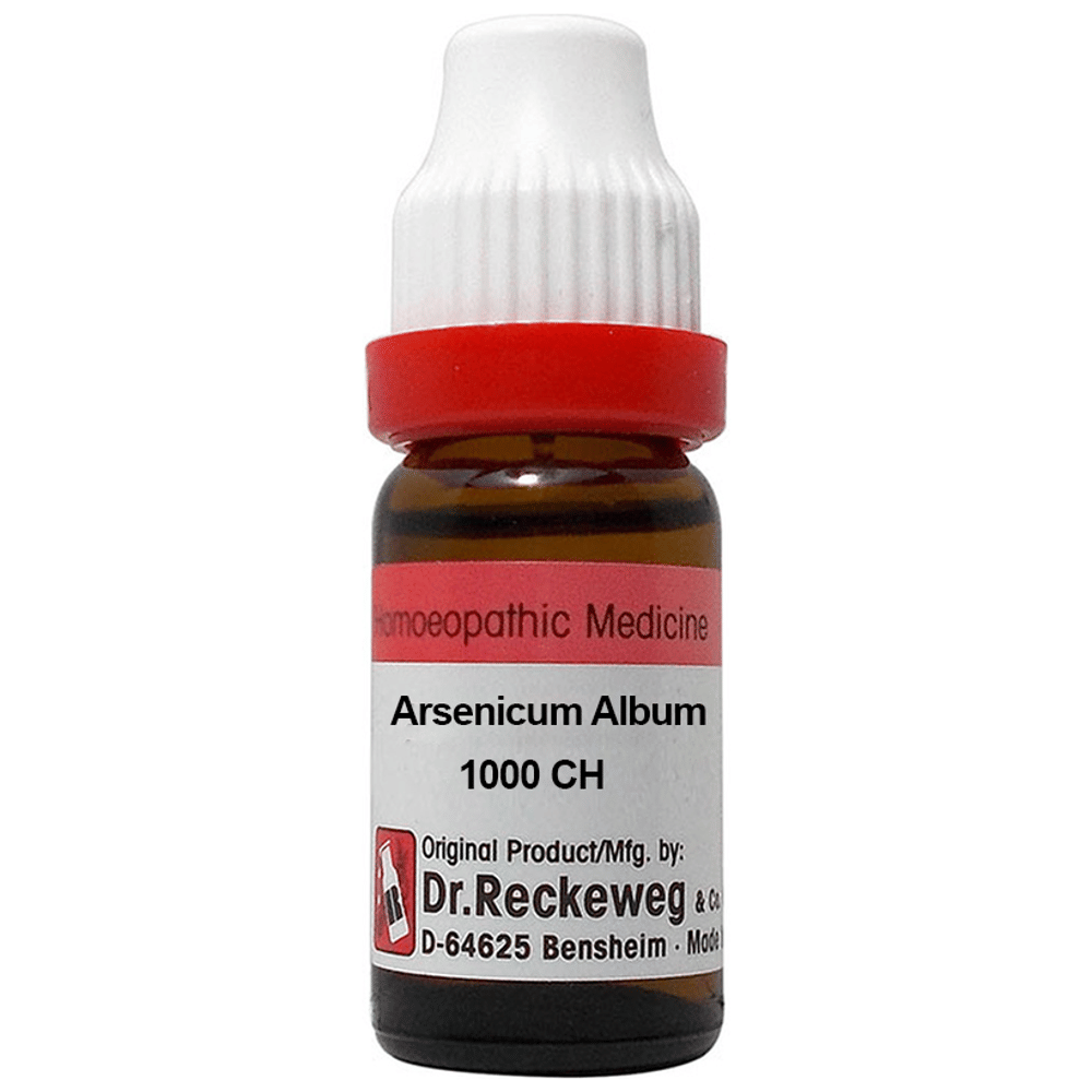 Dr. Reckeweg Arsenicum Album 1000 CH Dilution bottle of 11 ml Dilution