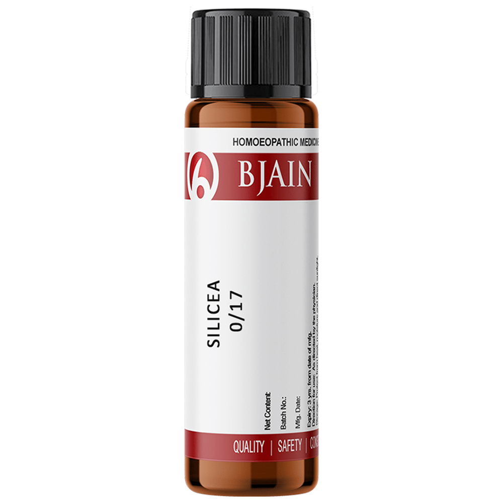 Bjain Silicea Globules 0/17 LM bottle of 6 gm Globules