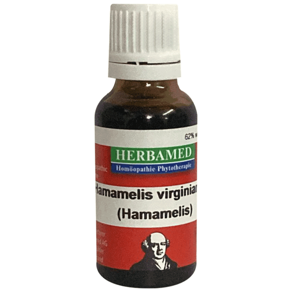 Herbamed Hamamelis Virginica Mother Tincture Q bottle of 20 ml Mother Tincture Herbamed Hamamelis Virginica Mother Tincture Q bottle of 20 ml Mother Tincture