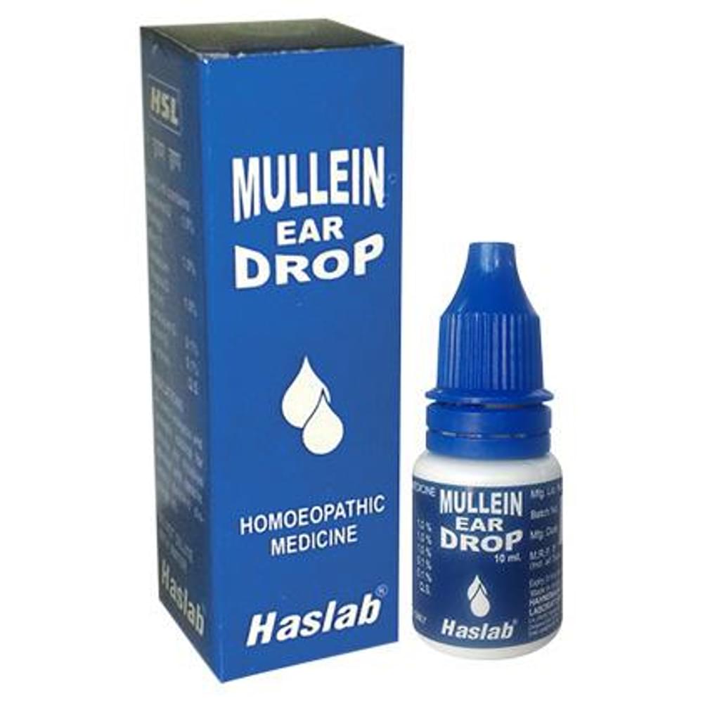 Haslab Mullein Ear Drop bottle of 10 ml Ear Drop Haslab Mullein Ear Drop bottle of 10 ml Ear Drop