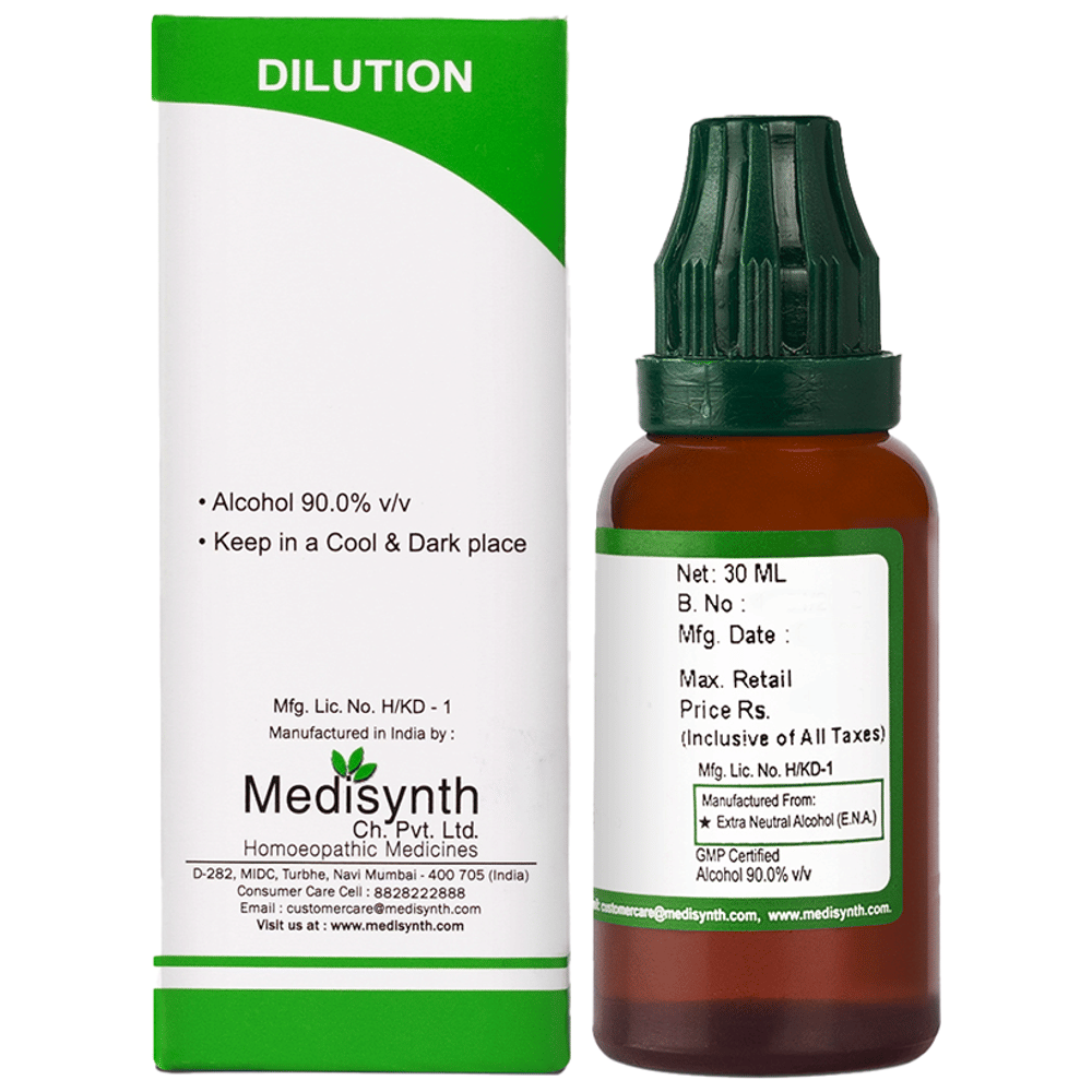 Medisynth Calcarea Fluorica Dilution 200 bottle of 30 ml Dilution