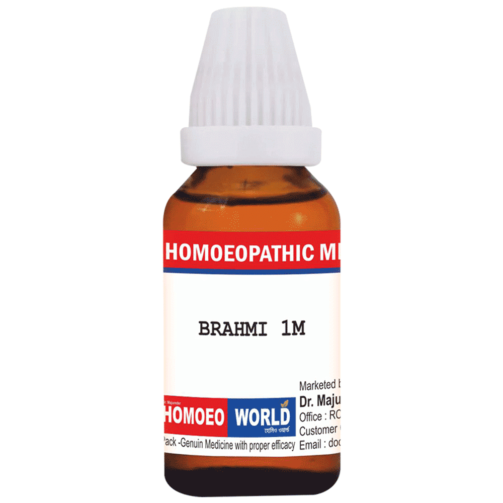 Dr. Majumder Homeo World Brahmi Dilution (30 ml Each) 1M box of 1 Bottle