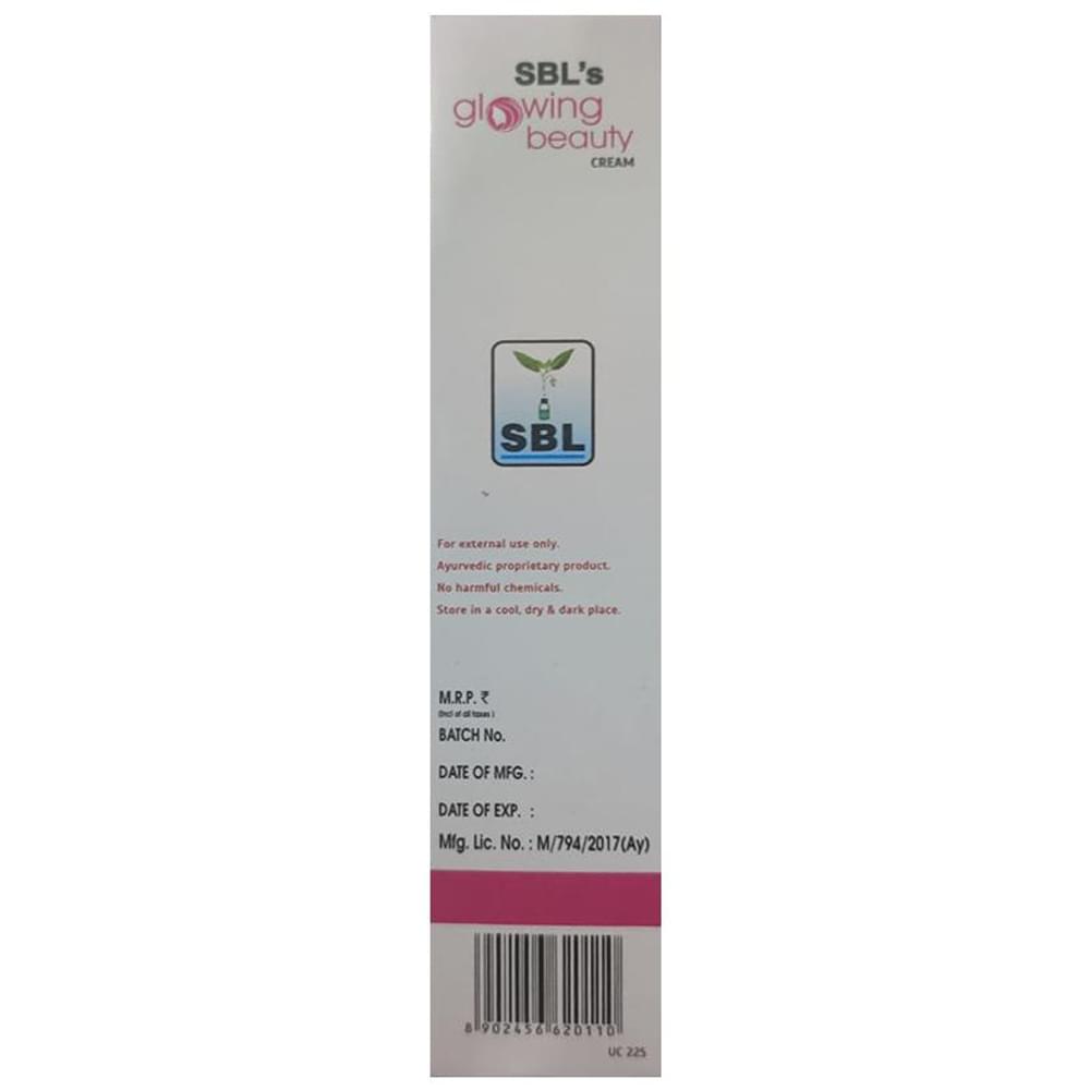 SBL Glowing Beauty Fairness Cream tube of 50 gm Cream